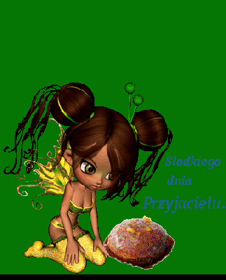 Laleczka ze skrzydełkami w tłusty czwartek